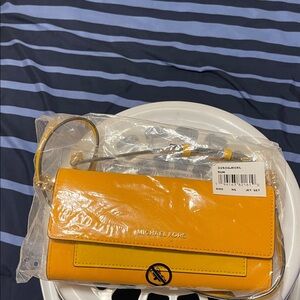 Michael Kors Sunflower Yellow Wristlet
